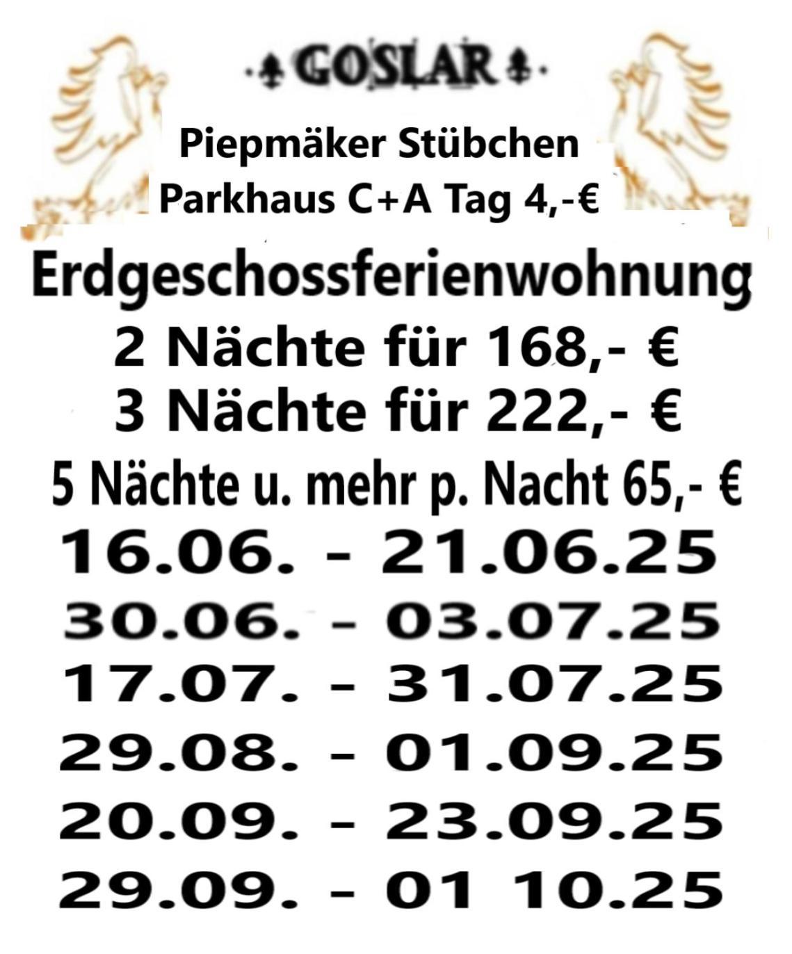 شقة Piepmaeker Stuebchen جوسلار المظهر الخارجي الصورة